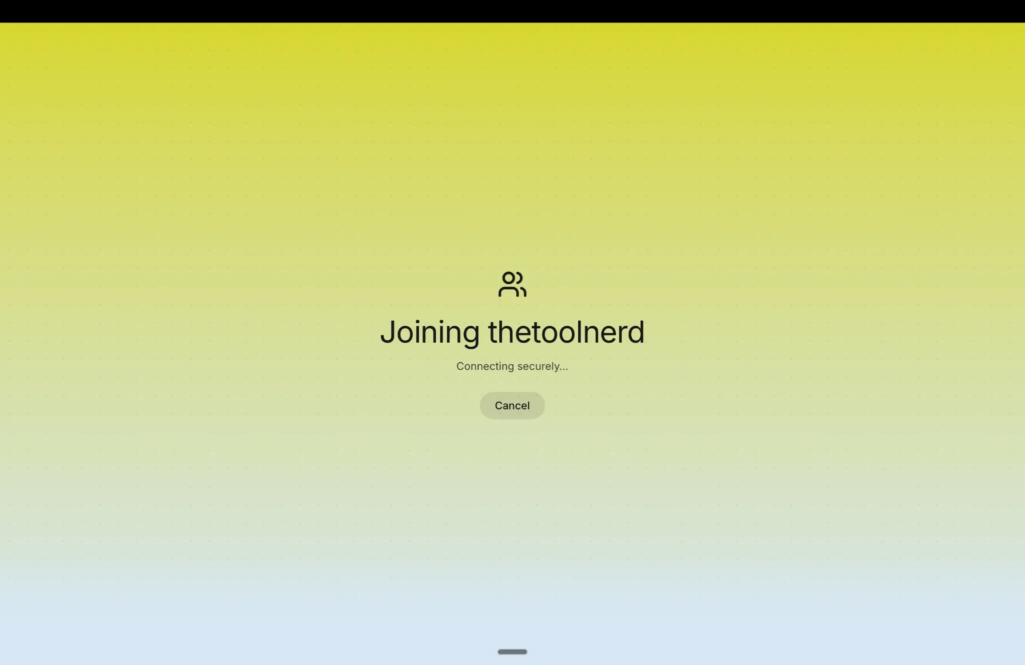 Buzz screen connecting securely to the new community